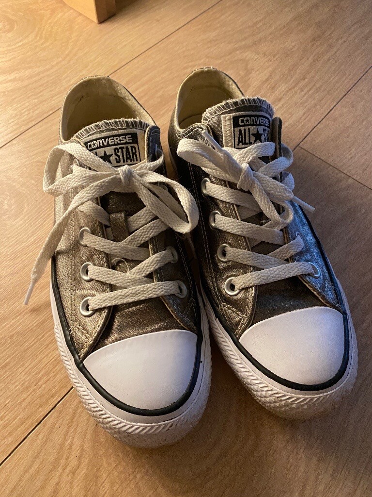 silver converse size 3
